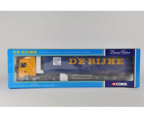 Corgi 1/50 Diecast Commercial Truck and Trailer. CC13204. De Rijke Group. M in Box.