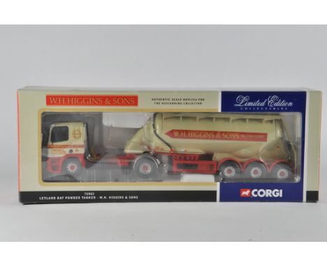 Corgi 1/50 Diecast Commercial Truck and Trailer. 75903. W H Higgins and Son. M in Box.