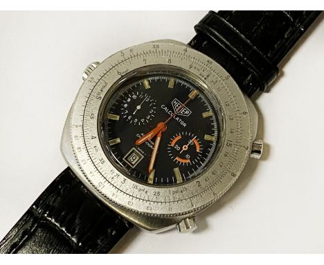 TAG HEUER GENTS CALCULATOR VINTAGE WATCH
