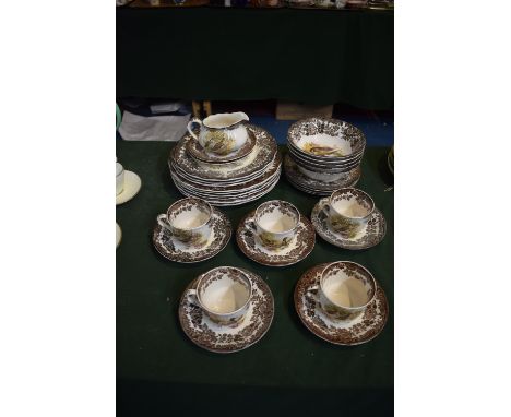 A Collection of Royal Worcester Palissy Games Series Tea and Dinnerwares 