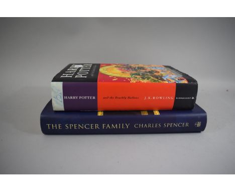 Two Bound Volumes with Dust Covers, Harry Potter and the Deathly Hallows (First Edition) and the Spencer Family Signed by the