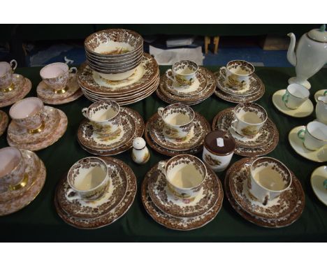 A Large Quantity of Royal Worcester Palissy Game Series Dinner and Teawares to Include Six Dinner Plates, Seven Bowls, Eight 