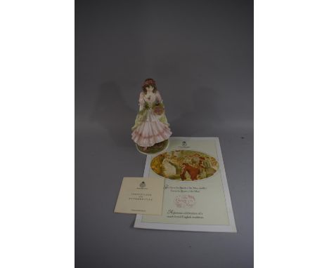A Royal Worcester Figure the Queen of the May, Limited Edition with Certificate 