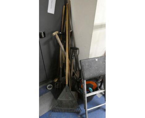 A Collection of Various Garden Tools etc 