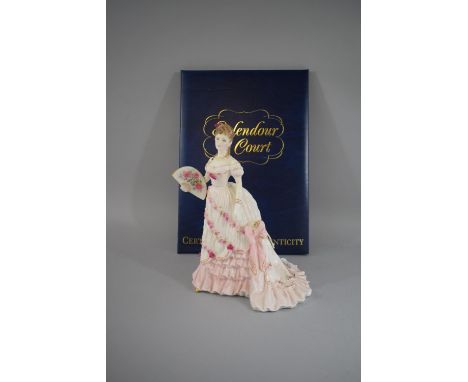 A Royal Worcester Figure Splendour at Court Series, A Celebration at Windsor, Limited Edition with Certificate 