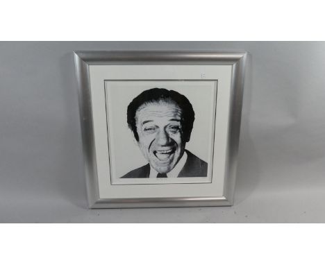 A Large Framed Limited Edition Portrait Print 'Yak, Yak Yak!' 51cm Wide 
