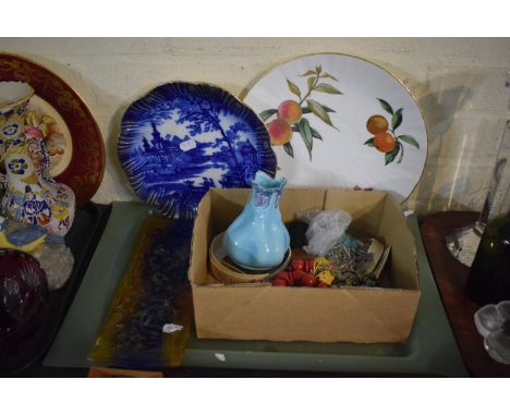 A Tray of Various Ceramic and Costume Jewellery etc 