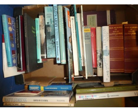 Various military related volumes and biographies including The Blitz; Tommy Atkins' Letters - The History of the British Army