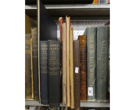 Various volumes including Rose (J) Modern Machine Shop Practice, vol 1; Garden Colour, 2 vols illus 1905; Reproductions of Wo