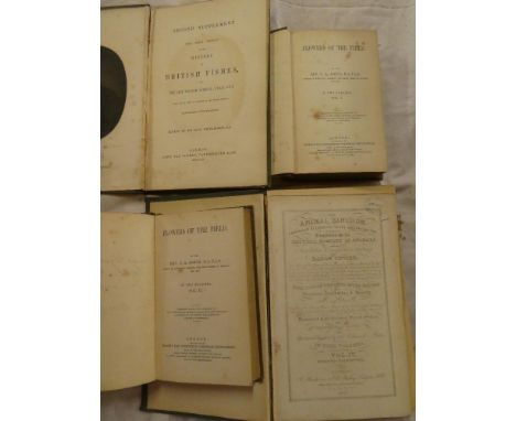 Johns (Rev C A ) - Flowers of the Field, 2 vols; Yarrell (W) - Second Supplement to the First Edition of the History of Briti