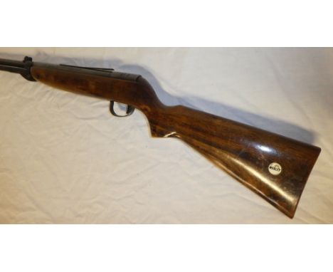 A Webley Mark 3 .22 under-lever air rifle