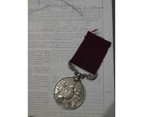 A Victorian Army Long Service and Good Conduct medal awarded to No.265 Pte.J.Bidwell 32nd Foot, only medal entitlement with c