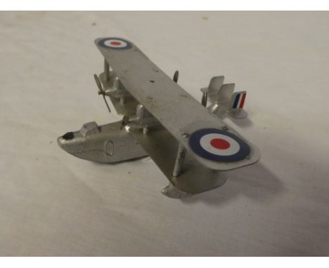A Dinky "Singapore Flying Boat" in good condition with plastic roller 