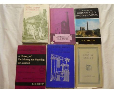Barton (DB) A History of Tin Mining and Smelting in Cornwall 1967 dust jacket; Dickinson (HW) The Cornish Engine 1951; Lean (