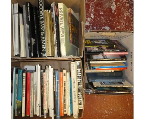 Three boxes of photography related volumes including Light in the Landscape; Night &amp; Low Light Photography; The British J