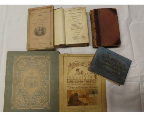 A small selection of children's related volumes including Edgeworth (M) -  Parents Assistant or Stories for Children, vols 1 