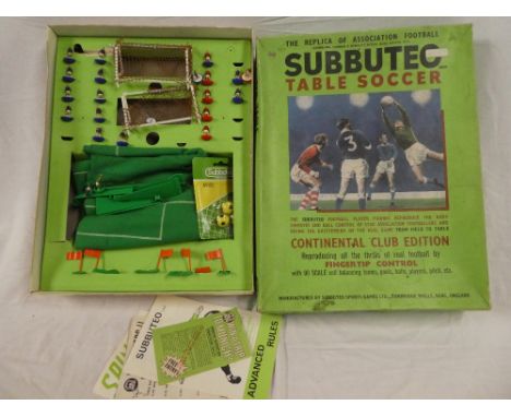 A Subbuteo table soccer game - Continental club edition 