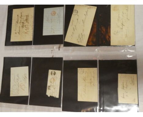 Fifteen Switzerland pre-stamped entire's with hand struck and manuscript cancels