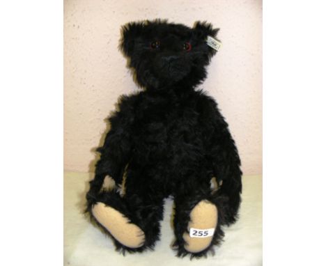 A Steiff British Collectors 1912 Titanic replica Teddy Bear, black mohair, #406829 (0173/48). Unboxed. CONDITION REPORT: Good