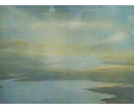 Tom Mackenzie  'Storr Lochs I'  Screen Print, signed in pencil,  entitled and numbered 20/40, in a glazed frame, 60 x 45cm
