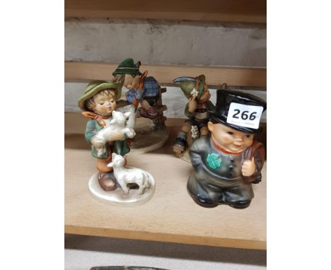 4 Hummel Figures 