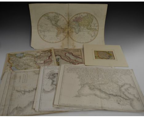 Maps - E. Borne (early 19th century), The World from the Discoveries & Observations made in the Latest Voyages & Travels, Pub