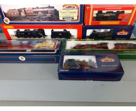 Collectors boxed model trains to include Bachmann's Branch Line 00 gauge LMS 6100 engine, a Hornby LNER 8006 engine, a Hornby
