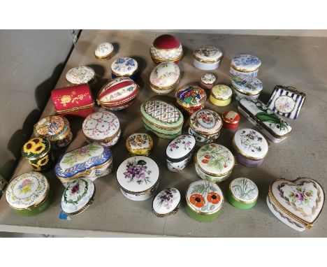 Halcyon Days, Crummles enamel boxes and Limoges boxesLocation: 