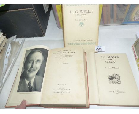 A first edition Victor Gollancz Ltd and The Cresset Press Ltd. 1934 volume 1 of Experiment in Autobiography by H.G.Wells, fir