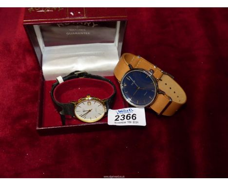 A quantity of Gent's Rotary and Timex wristwatches.