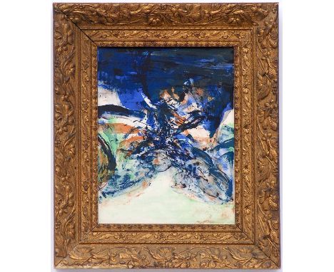 ZAO WOU KI 'Abstract', 1975, rare lithograph, edition 575 copy of justification page verso, ref San Lazzaro et ses amis, 31cm