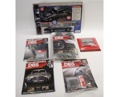 JAMES BOND ASTON MARTIN DB5 - GRANI &amp; PARTNERS MAGAZINES a full set of 85 magazines which includes all the parts to make 