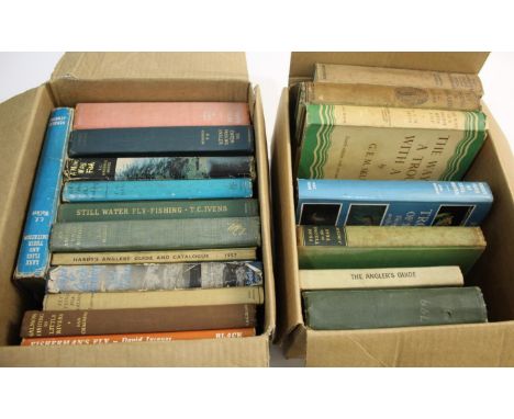 FISHING BOOKS &amp; HARDY CATALOGUE a mixed lot including a Hardy Anglers Guide and Catalogue 1957, and various books includi