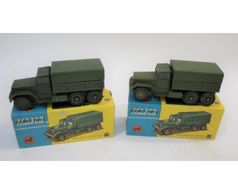 CORGI TOYS - ARMY TRUCK two boxed trucks, 1118 International 6x6 Army Truck. (2)