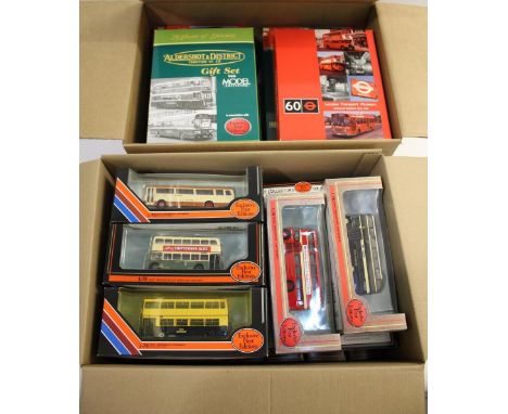 GILBOW EXCLUSIVE FIRST EDITIONS - BOXED BUSES two boxes including 12 large limited edition boxed sets, London Transport Museu