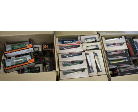 GILBOW EXCLUSIVE FIRST EDITION BUSES 3 boxes with approx 47 boxed model buses, including 25603 Greenline, 25601 Greenline, 25