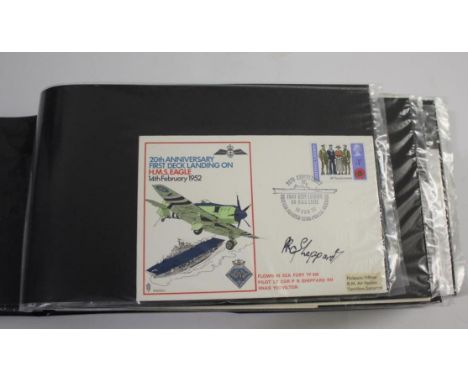 FIRST DAY COVERS - AVIATION including an album of RAF Commemorative Covers 1972-76, (No 1f Squadron, No 2, No 3, No 29 etc, B