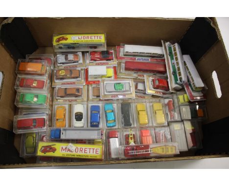 MAJORETTE FRENCH BOXED MODEL CARS &amp; BUSES a large qty of boxed models, including 220 Volvo 245, 240 Simca, 247 Porsche, 2