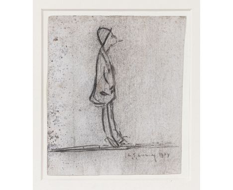 Laurence Stephen Lowry, RA, RBA (British, 1887-1976)  A Boy Smoking, pencil, signed and dated 'L.S. Lowry 1967' (lower right)