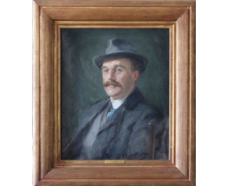 David Foggie RSA, RSW, (Scottish, 1878-1948) Portrait of William Boyd (1873-1941), oil on canvas, signed lower right and date