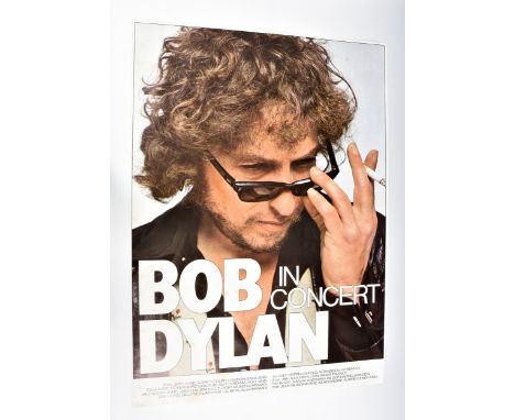 Bob Dylan in Concert colour poster, 1978 European Tour  33 x 23 5/8in. (84 x 60cm.); together with another Dylan photo poster