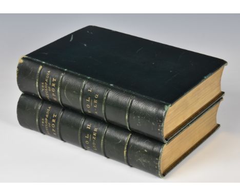 Fine Binding - The Encyclopedia of Sport  edited by the Earl of Suffolk and Berkshire, Hedley Peek and F.G. Aflalo, 1st ed., 