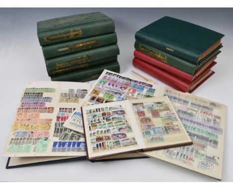 Philately - A large collection of used Worldwide postage stamps  Contained in twelve (12) binders/albums, Victorian onwards. 