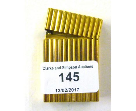A Dupont gold plated lighter