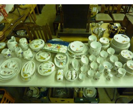 A large quantity of Royal Worcester 'Evesham' oven to table ware