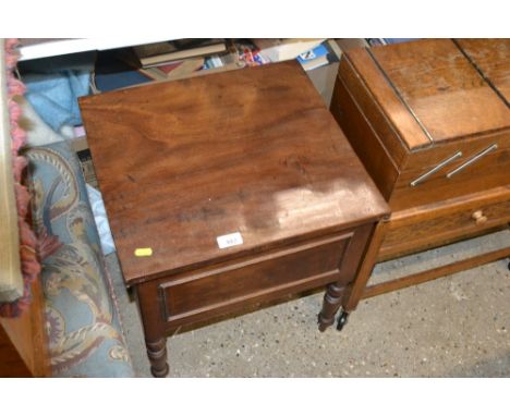 A Victorian mahogany commode