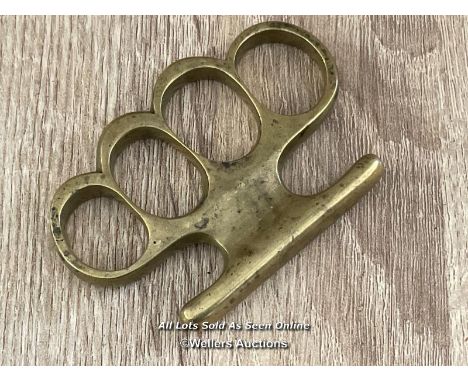 VINTAGE BRASS KNUCKLE DUSTERS