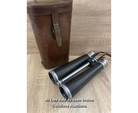 VINTAGE TELESCOPIC BINOCULARS WITH CASE