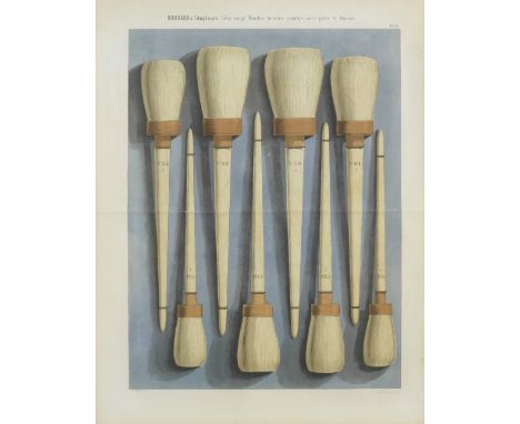 Charles Alexis Malapeau (French, 1827-died circa 1885)A collection of thirty framed printsColour-printed trade catalogue plat
