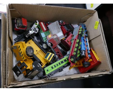Box of vintage Diecast vehicles